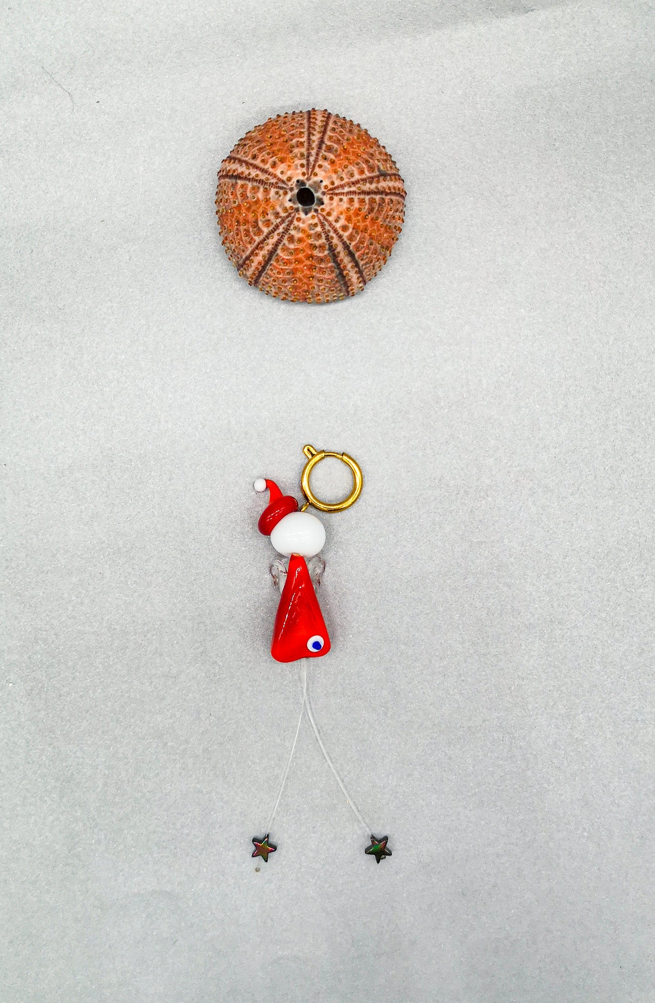 Murano Cam Kırmızı Melek Uç