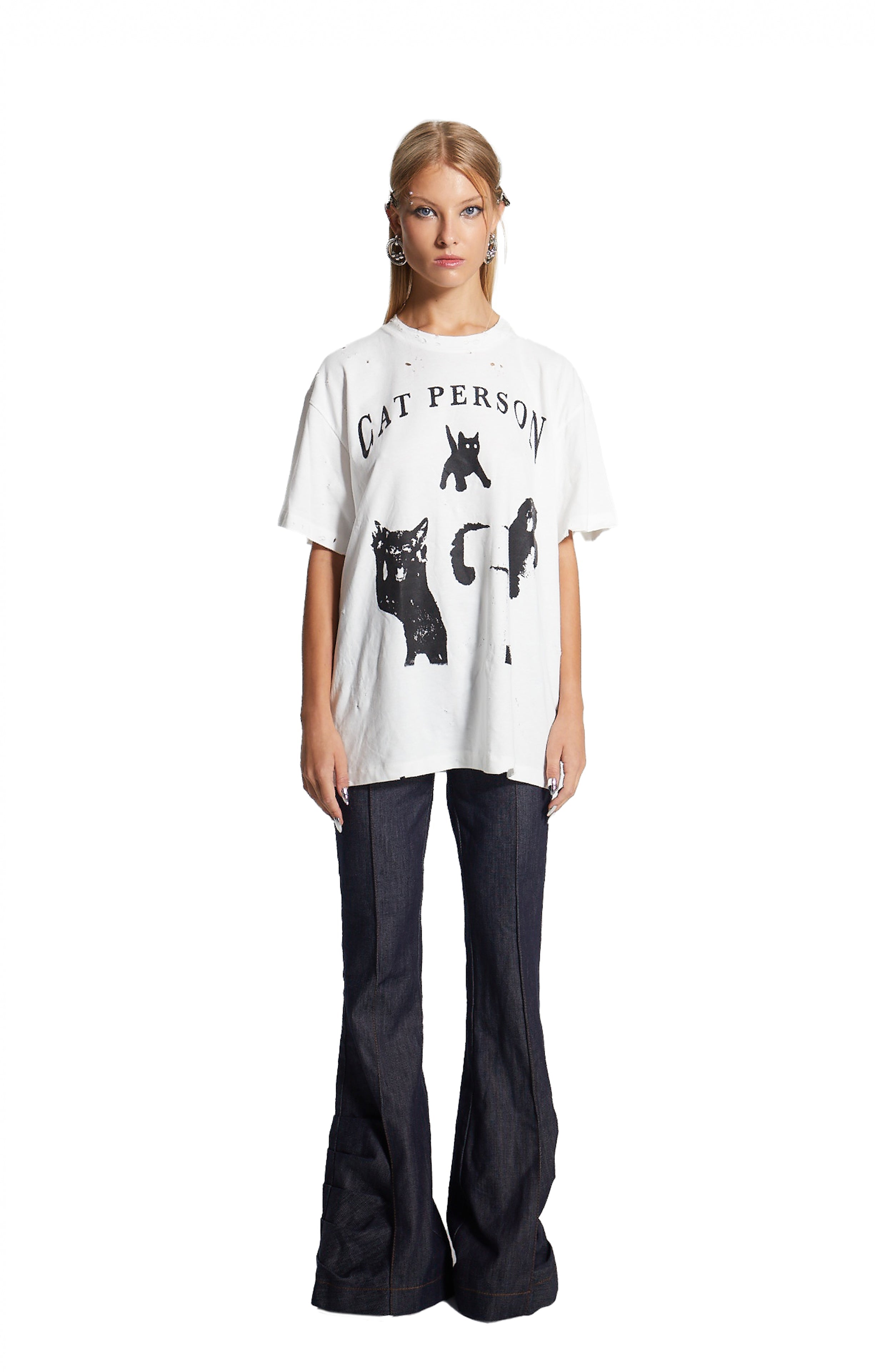 Cat Person Women'S T-Shirt