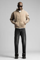 Catch-Champ Kapüşonlu Fermuarlı Sweatshirt-Sweatshirts & Hoodies-5-Milagron.com