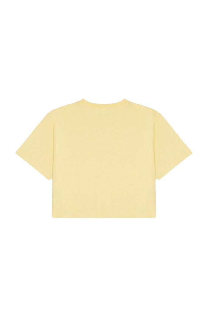 WWF Market | Cin Baykuşu Crop T-shirt - Açık Sarı 5 | Milagron