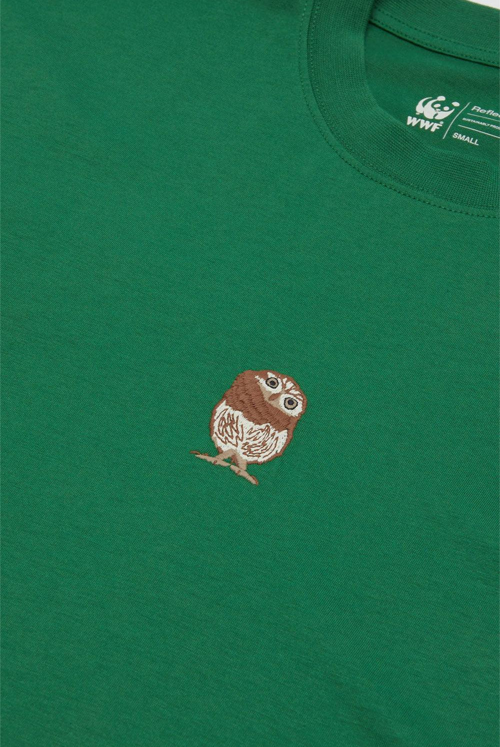 WWF Market | Cin Baykuşu Oversize T-shirt - Yeşil 1 | Milagron