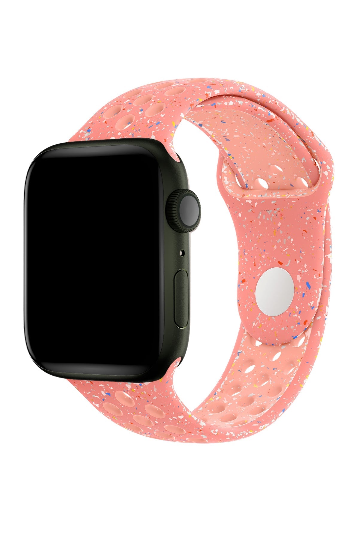 Apple Watch Uyumlu Silikon Delikli Spor Kordon Cinder