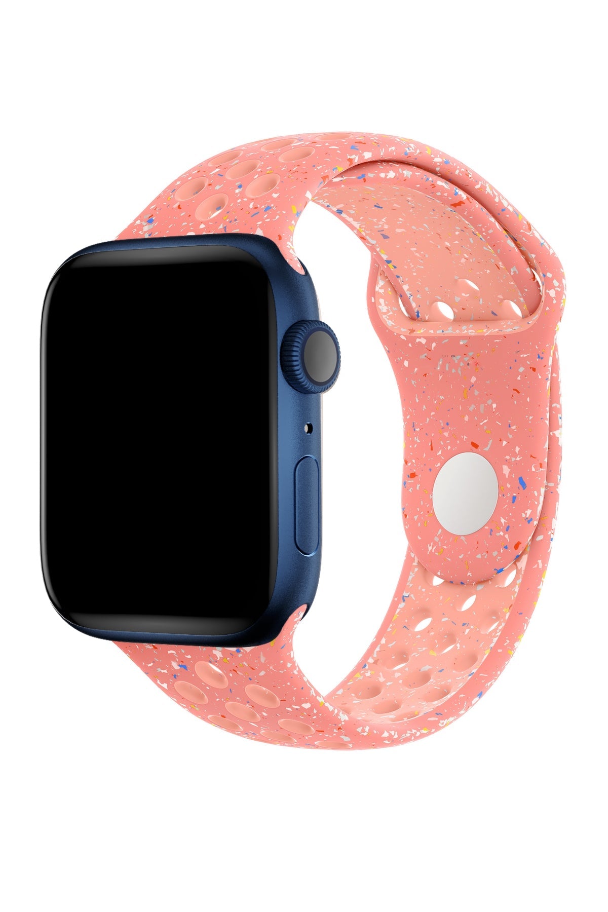 Apple Watch Uyumlu Silikon Delikli Spor Kordon Cinder