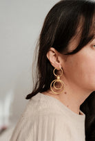 Morning Blue-Circles Earrings-Küpe-2-Milagron.com
