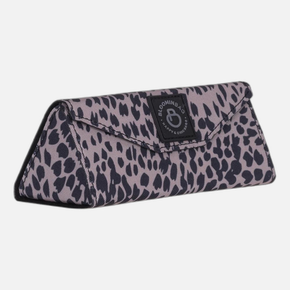 Bloominbag-Leopard Cita Noir Glasses Case-1-Milagron.com