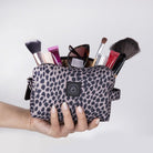 Bloominbag-Leopard Cita Noir Make Up Bag-2-Milagron.com