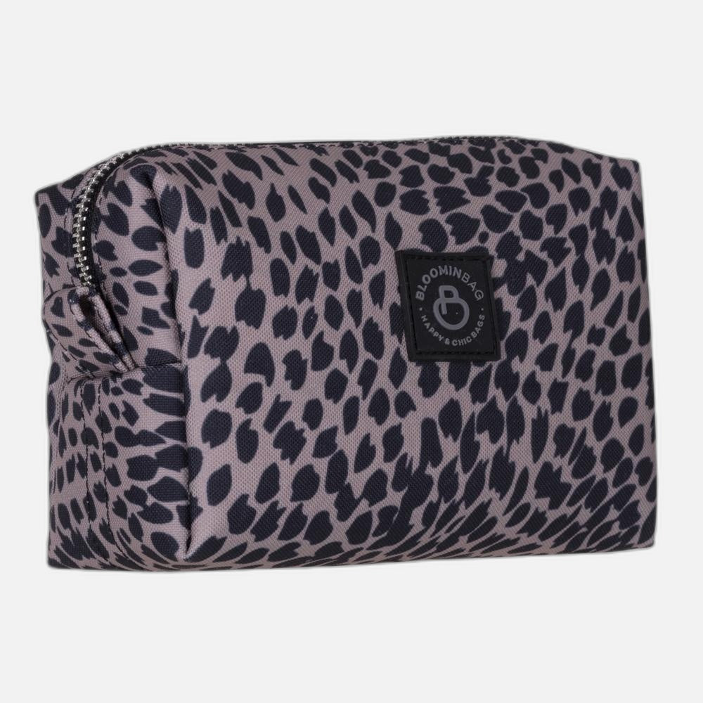 Bloominbag-Leopard Cita Noir Make Up Bag-1-Milagron.com