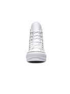 Converse | Clean Leather Platform Chuck Taylor All Star White/Black/White 3| Milagron