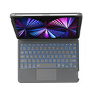 Combo Led Işıklı Magnetik Standlı Klavyeli Ipad Kılıfı
