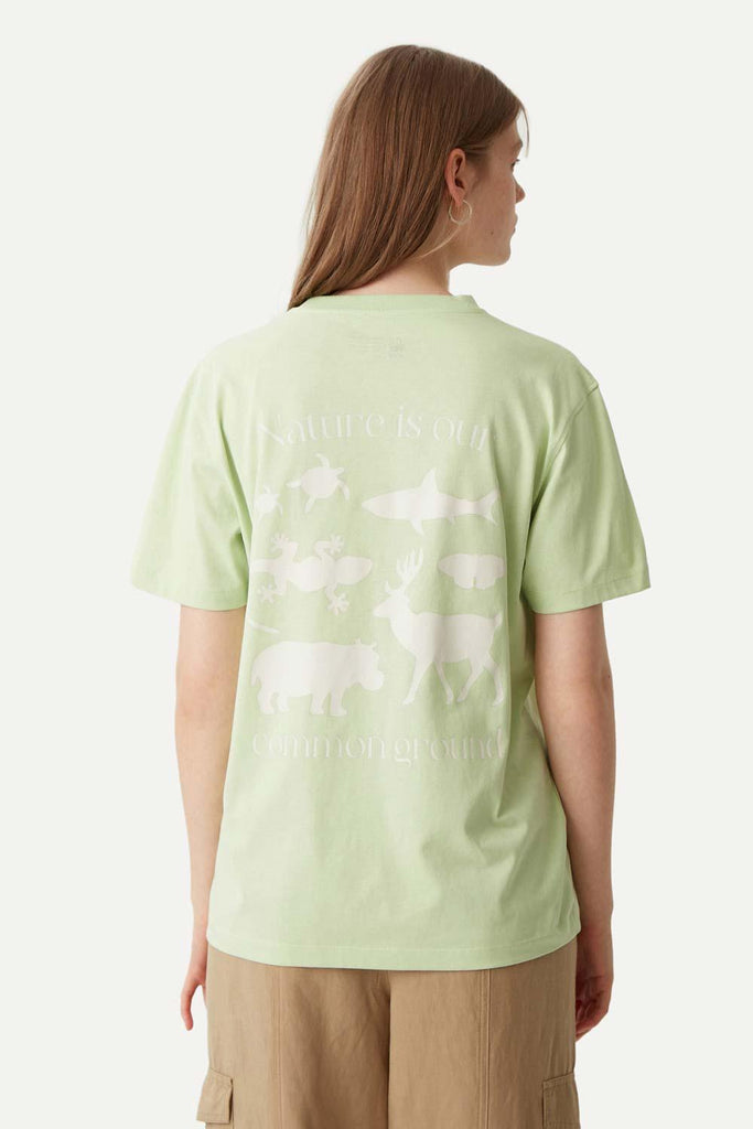 WWF MARKET | Common Ground T-Shirt - Fıstık Yeşili 1 | Milagron