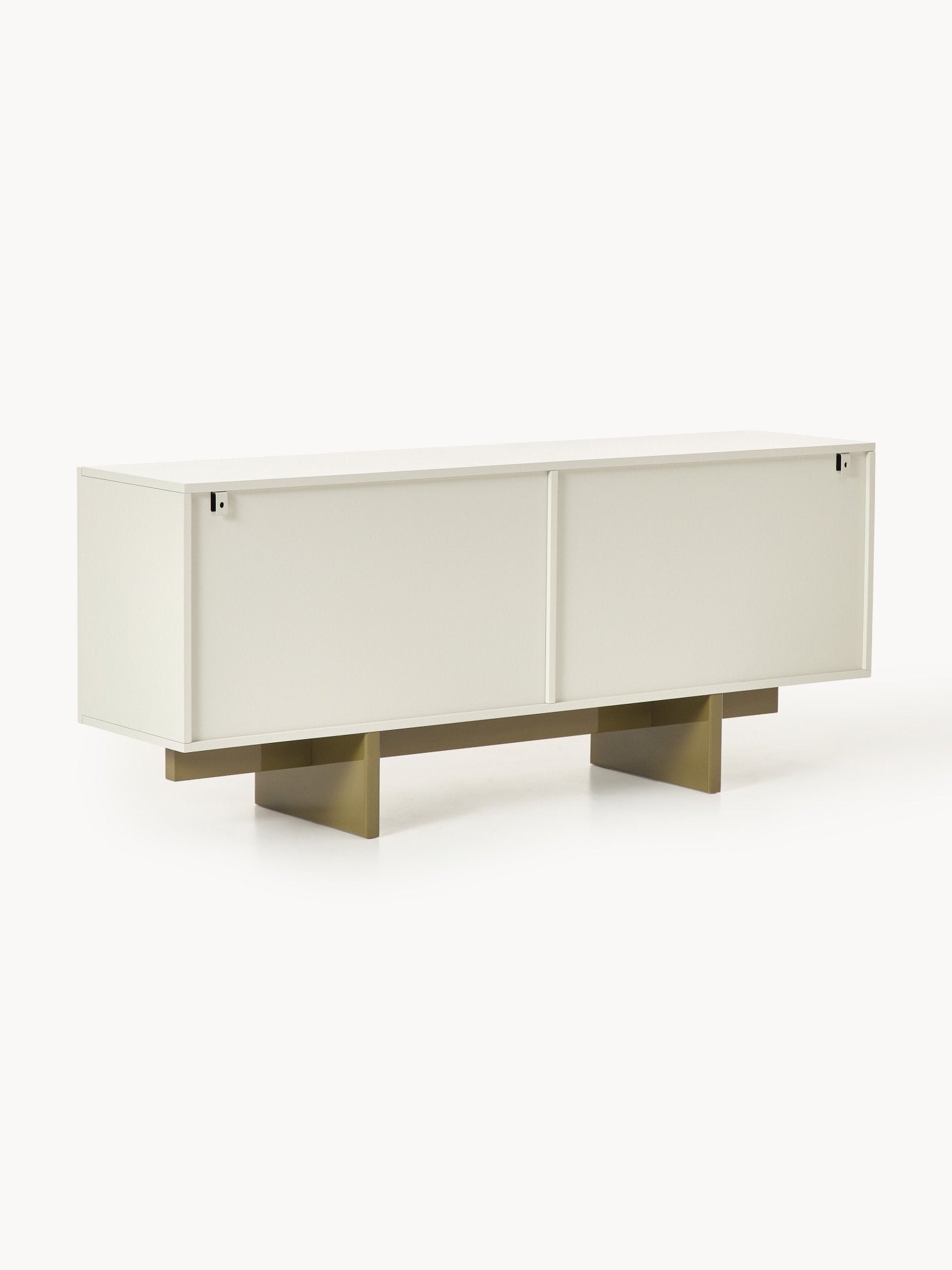 Dado Modern Ahşap Dressoir 180Cm Bej Ve Zeytin Yeşili