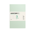 Leuchtturm1917 Jottbook Pur A5 80 Numaralandırılmış Sayfa Noktalı 3'Lü Paket Defter Mint Green 400700