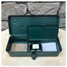Toyo Steel T-320 Tool Storage Box Antique Green Metal Saklama Kutusu