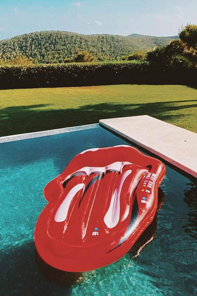 Sunny Life | Deluxe Lie-On Deniz Yatağı Rolling Stones Lips | Milagron