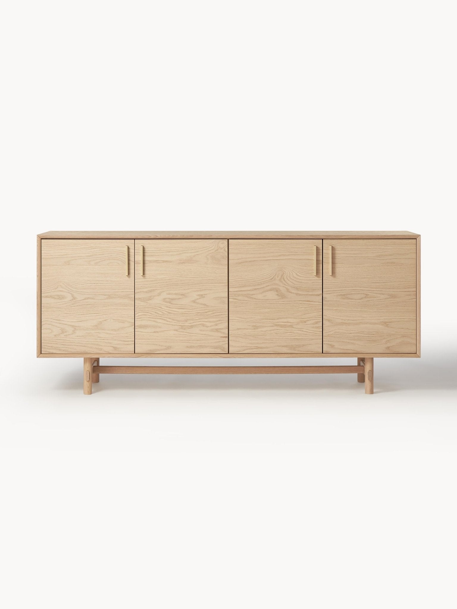 Diana Meşe Dressoir 180 Cm Modern Lüks Depolama Ünitesi