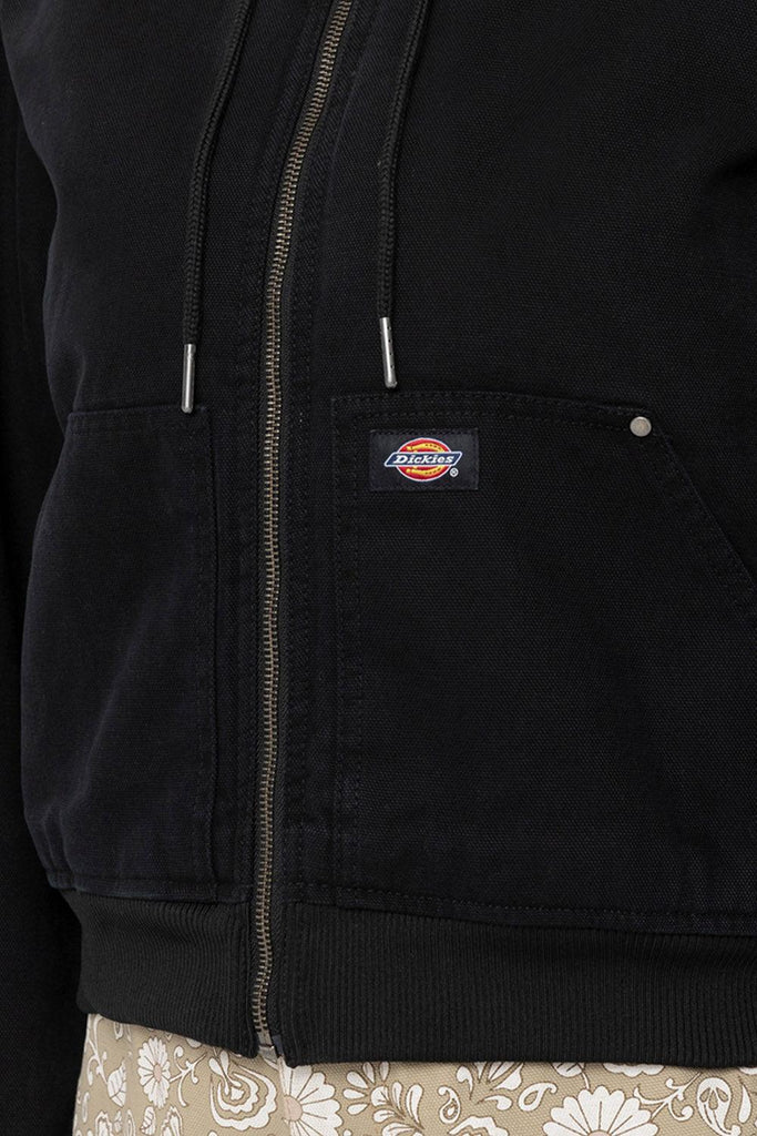 Dickies | Duck Canvas Sherpa Lined Washed Black 1 | Milagron
