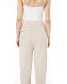 Kadin Relaxed Fit Fm Icon Nakişli Jogger - Bej