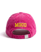 Unisex Fake Mood Nakişli Yipratmali Cap - Fuşya