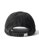 Unisex 3D Fm Icon Nakişli Yipratmali Denim Cap - SiYah