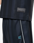 Erkek Oversize Jersey Kumaş Fm Icon Logo Detayli Şort - SiYah