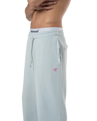 Erkek Relaxed Fit Fm Icon Nakişli Jogger - Mavi