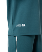 Kadin Oversize Fakemood Jersey Polo Yaka Golf Forma - YeşiL