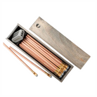 Blackwing Rustic Çam Ağacından Hediye Kutusu & Natural 12 Kalem & Kalemtraş Seti