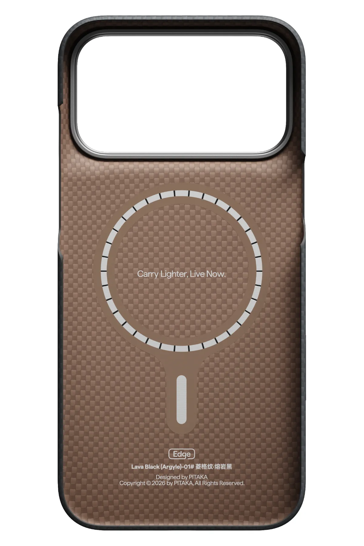 Edge Iphone 18 Pro Max Magsafe Uyumlu Kılıf Lava Black