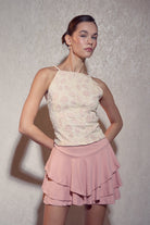 Ella Şort Etek | Pembe