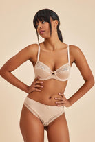 Amarelle-Emma Ten Balenli Dantelli Dolgulu Yarım Kap Sütyen-Sütyen-2-Milagron.com