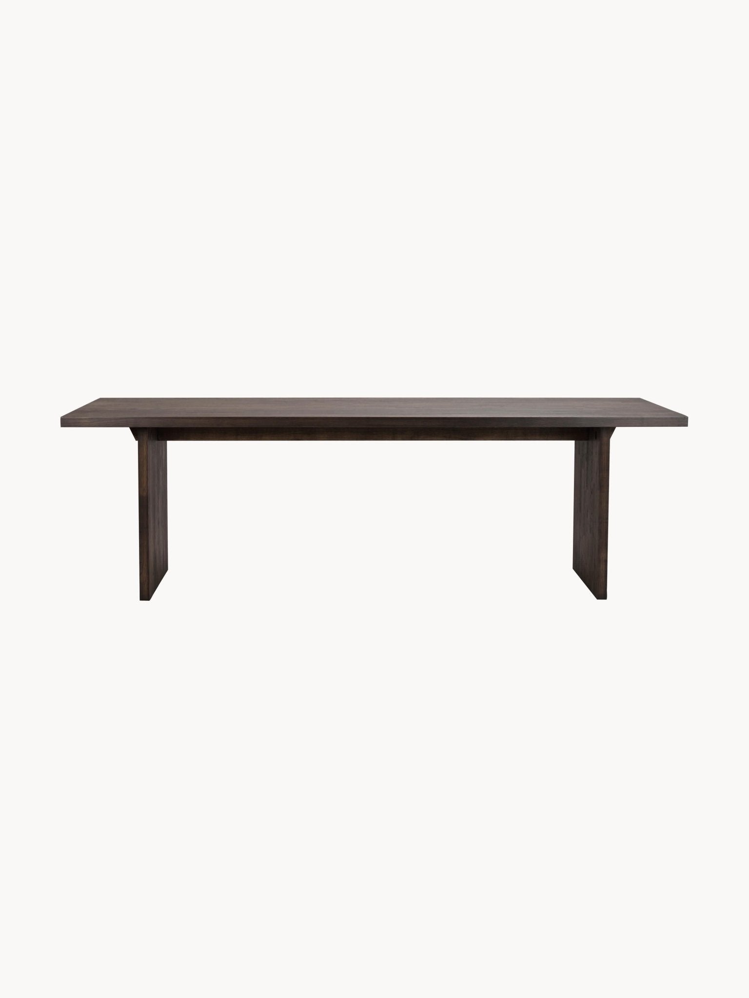 Emmett Masif Meşe Yemek Masası 240X95Cm Koyu Yağlı