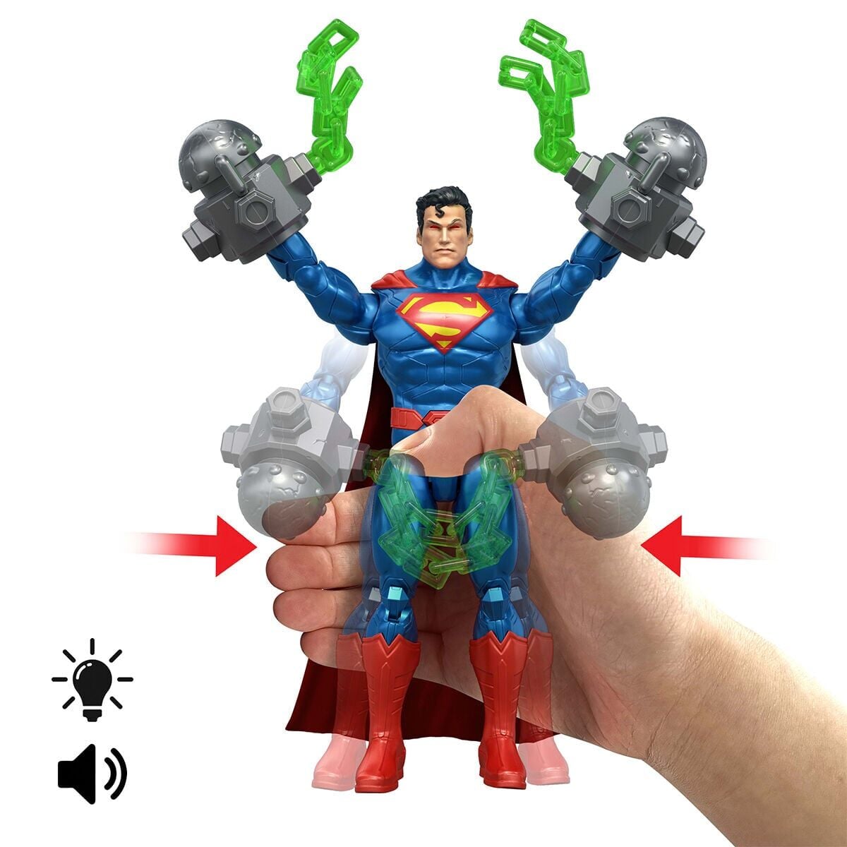 Jmp85 Dc Isı Görüşlü Superman Aksiyon Figürü