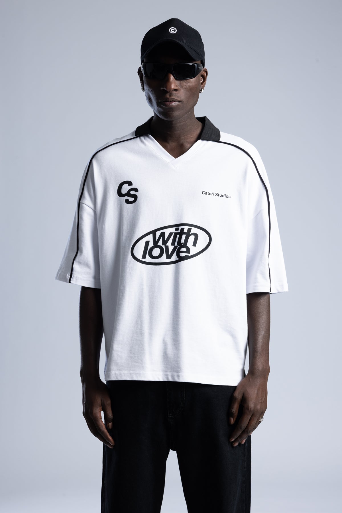 Baskılı Polo Yaka T-Shirt