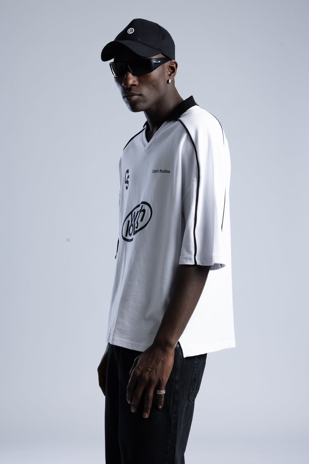Baskılı Polo Yaka T-Shirt