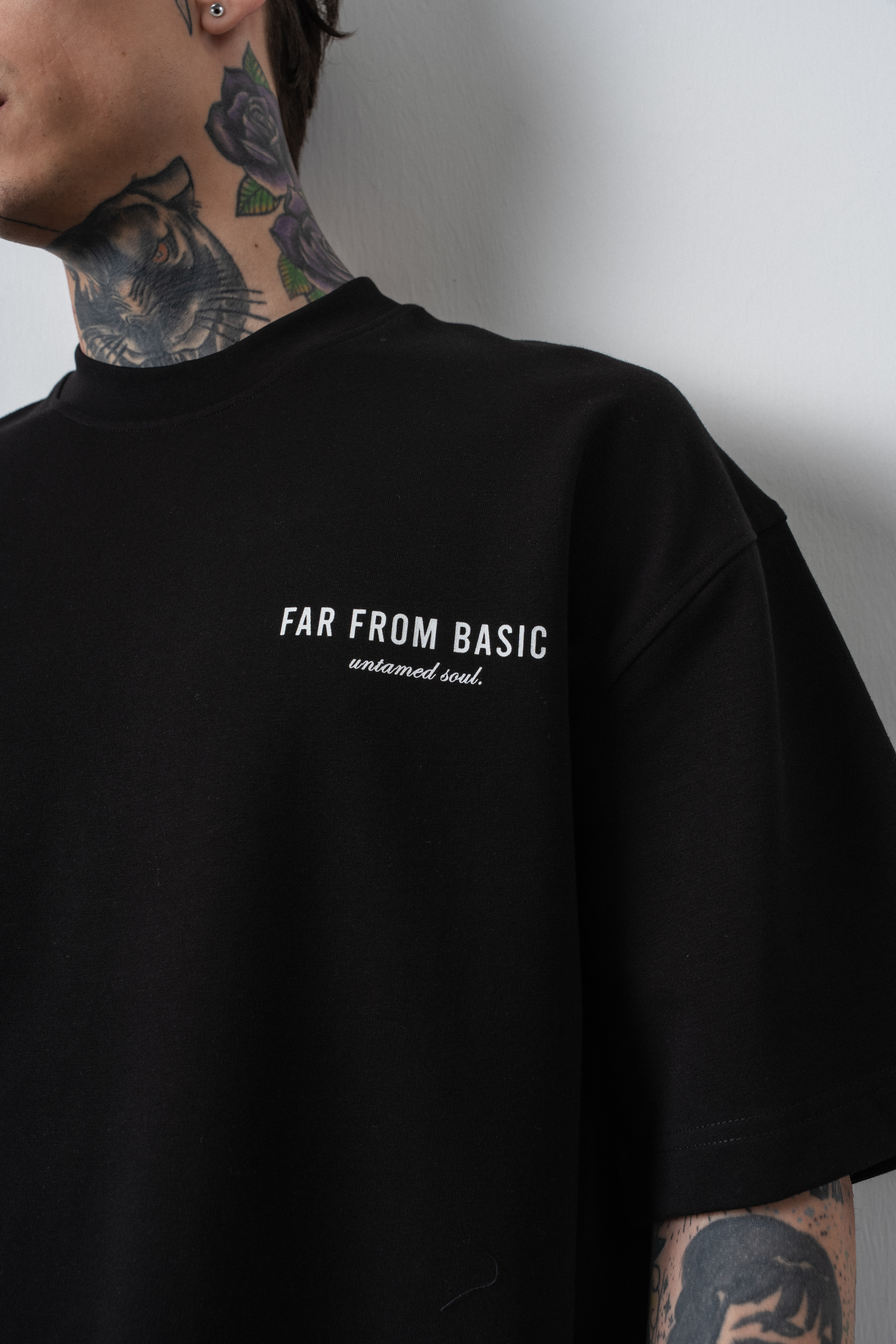 Erkek Respire X Itsbyzey Baskılı Oversize T-Shirt Siyah