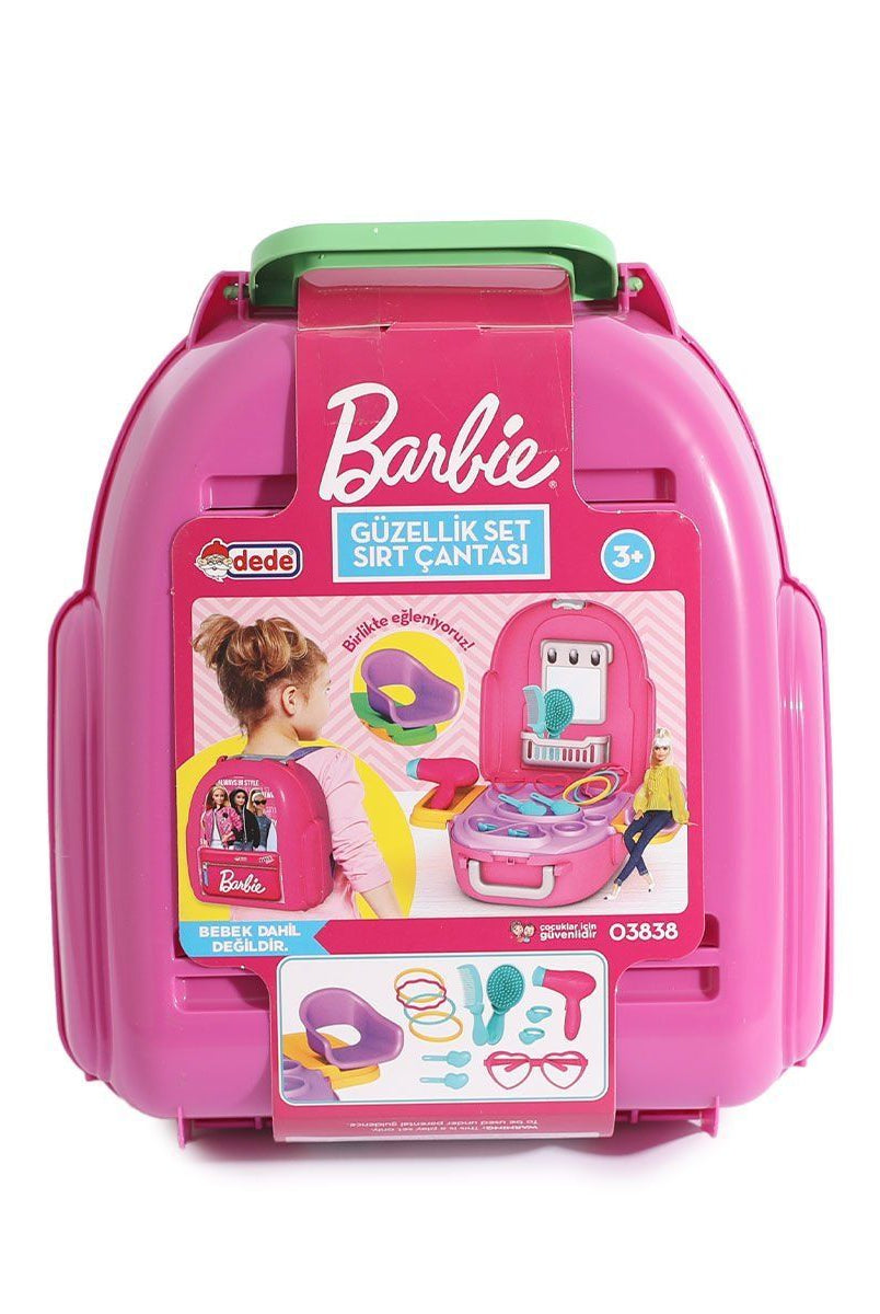 Barbie Barbie Güzellik Seti Sırt Çantası Oyuncak Bebek ve Oyun Setleri | Milagron 