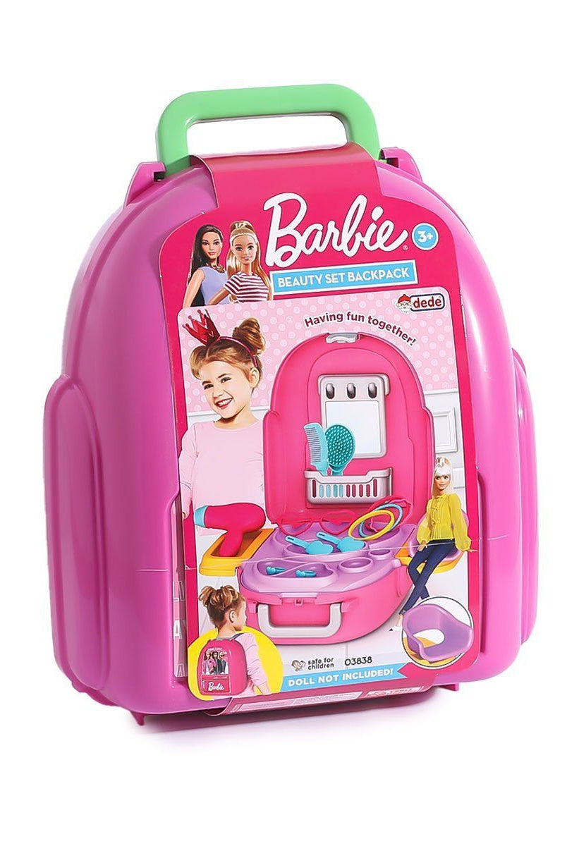Barbie Barbie Güzellik Seti Sırt Çantası Oyuncak Bebek ve Oyun Setleri | Milagron 
