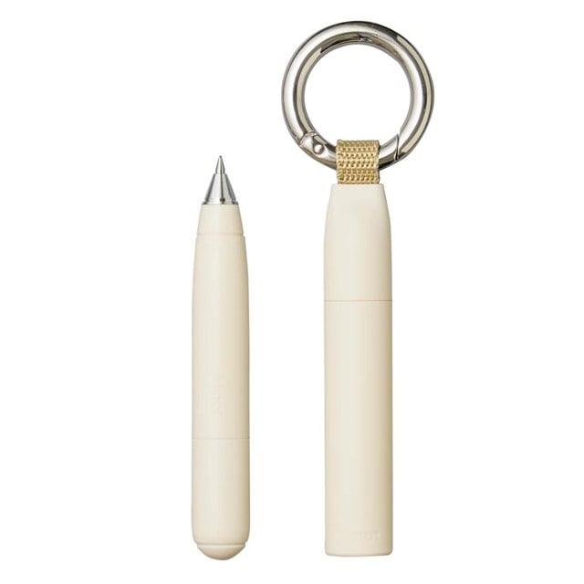 Uni Ball & Knot Çantaya Takılabilir Jetstream Tükenmez Kalem 0.5 Mm Buhar Beyazı