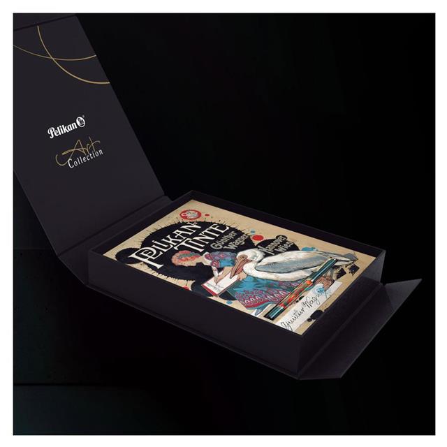 Pelikan Souverän M600 Art Collection Rudi Rother Dolma Kalem F Uç