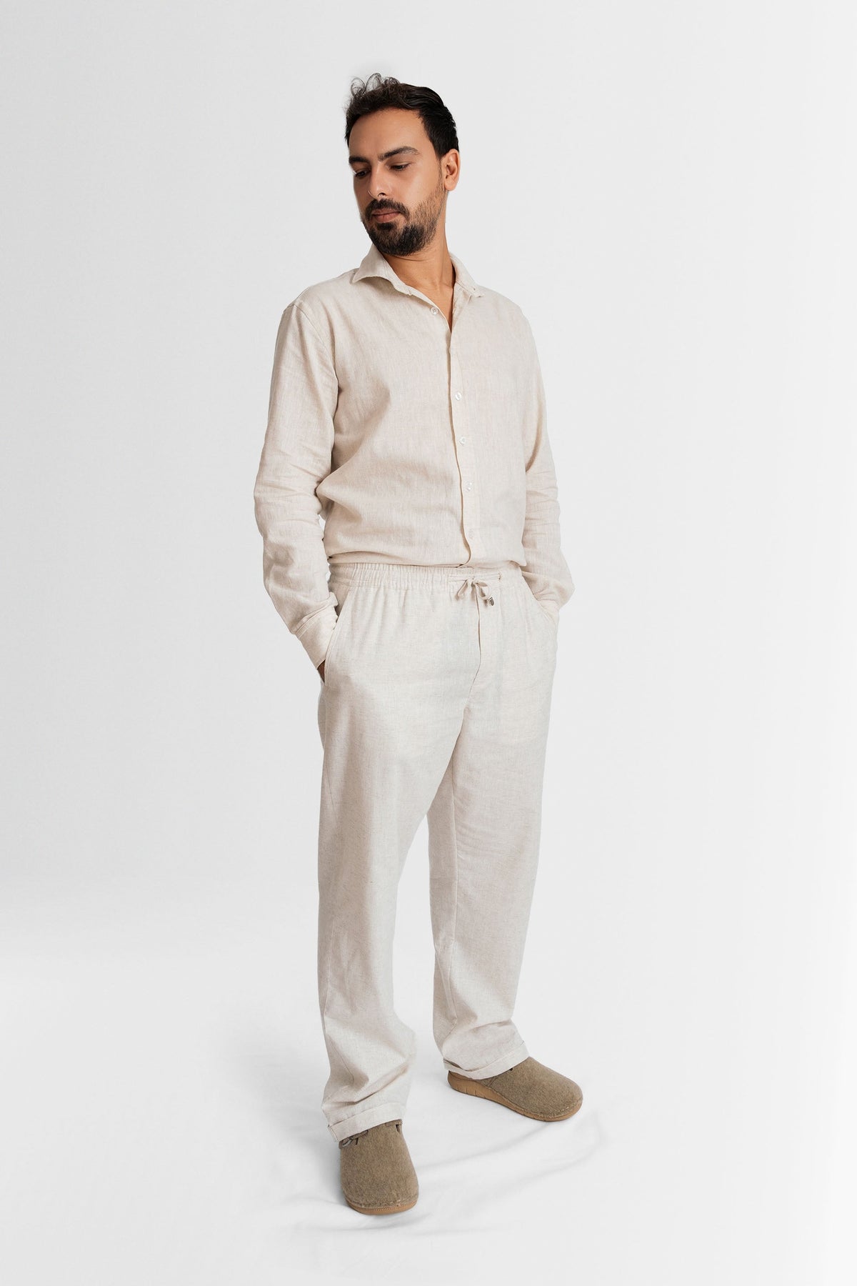 Floma Erkek Keten Gömlek – Lonse Linen