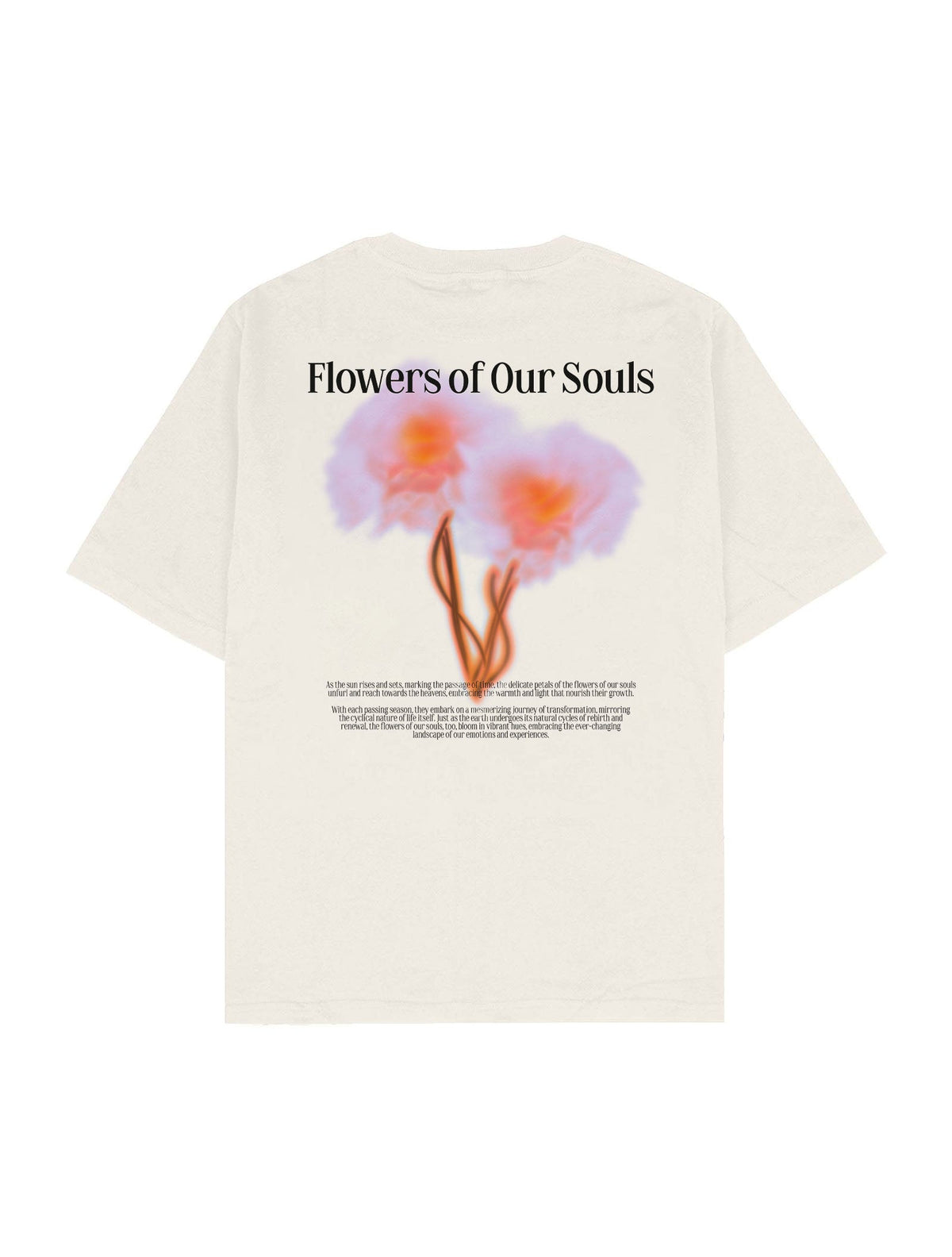 Flowers Of Our Souls Oversize Tişört