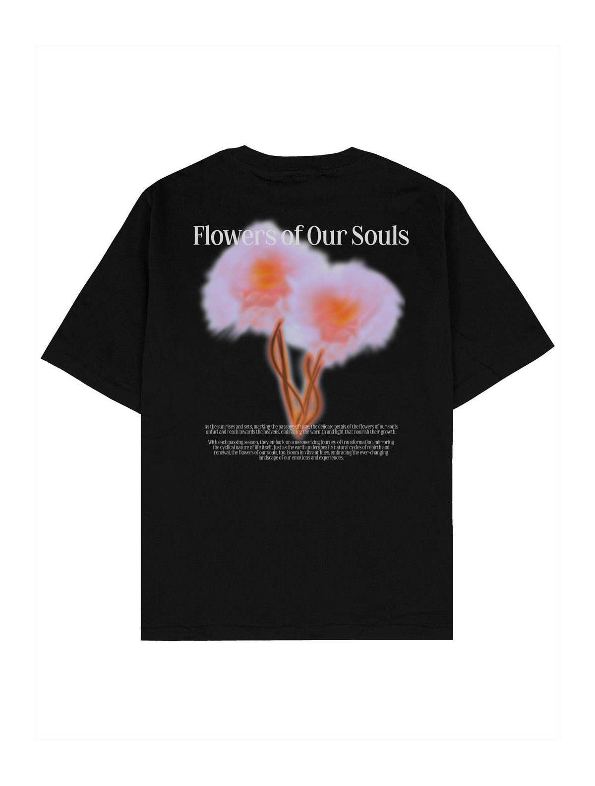 Flowers Of Our Souls Oversize Tişört