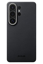 Galaxy S26 Ultra Edge Black Grey Twill Aaron Kılıf