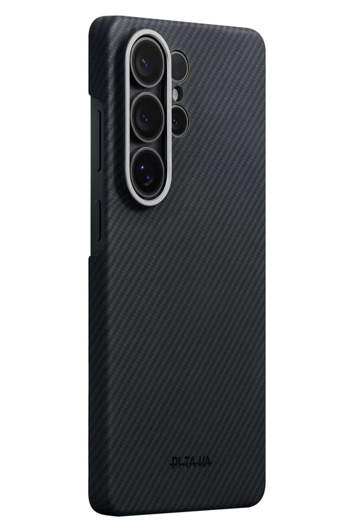 Galaxy S26 Ultra Edge Black Grey Twill Aaron Kılıf