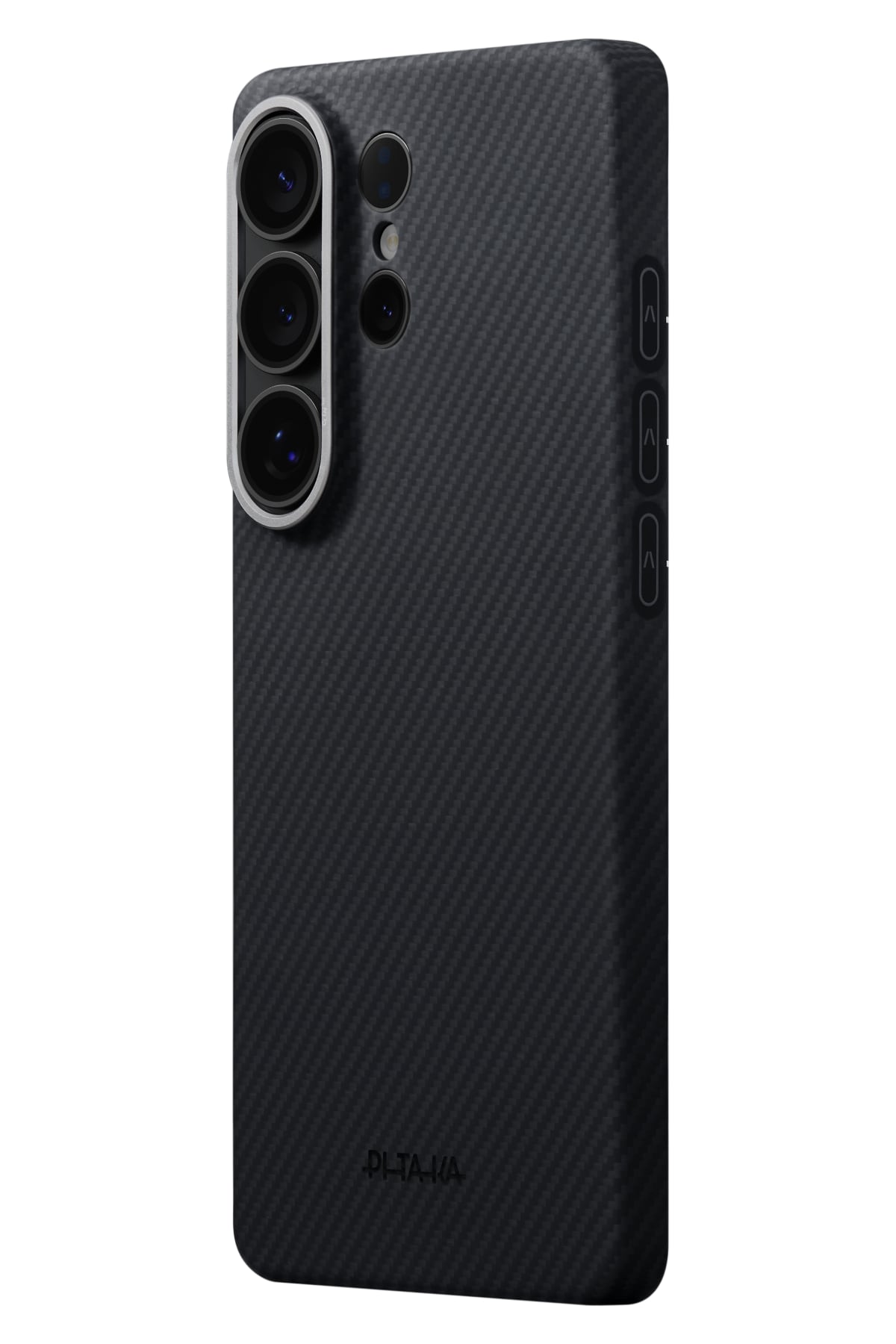 Galaxy S26 Ultra Edge Black Grey Twill Aaron Kılıf