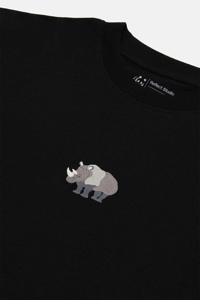 WWF Market | Gergedan Oversize T-shirt - Siyah 1 | Milagron