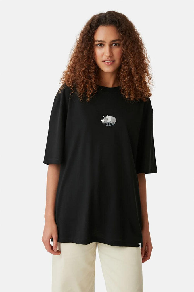 WWF Market | Gergedan Oversize T-shirt - Siyah 7 | Milagron