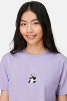 WWF Market | Giant Panda Crop T-shirt - Mor 1 | Milagron