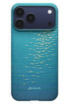 Glints Of Gold Iphone 17 Pro Magsafe Uyumlu Kılıf Lucid Blue