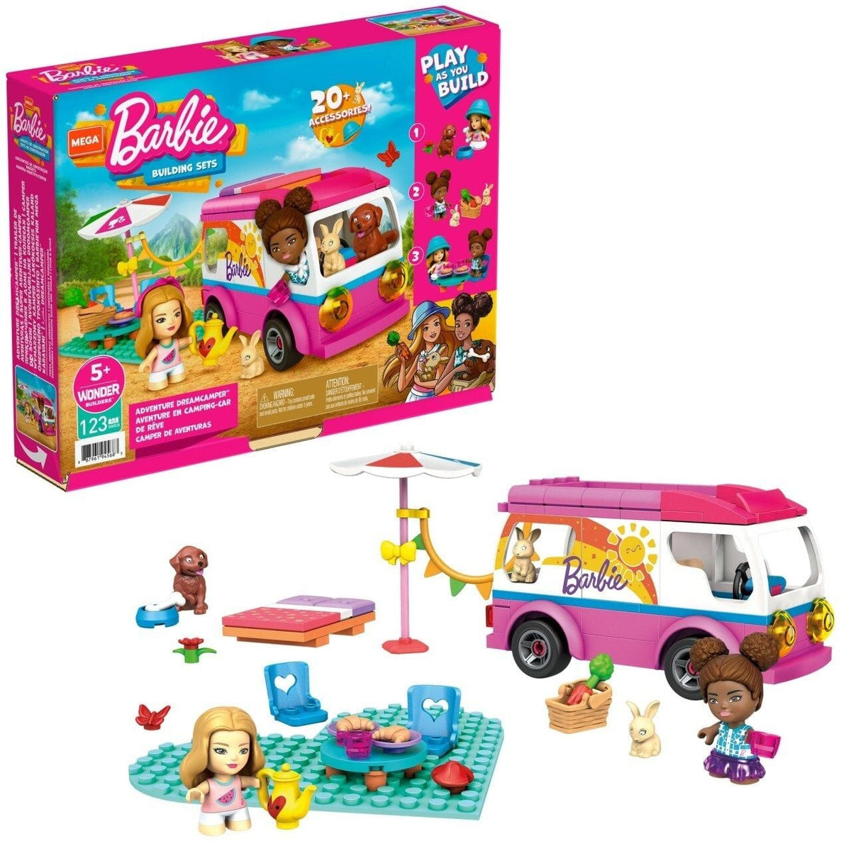 Gwr35 Mega™ Barbie®'Nin Mega Karavanı 123 Parça +5 Yaş